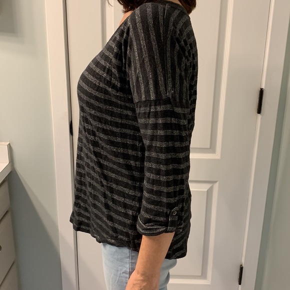 Banana Republic Sparkly Striped Top - Picture 4 of 10